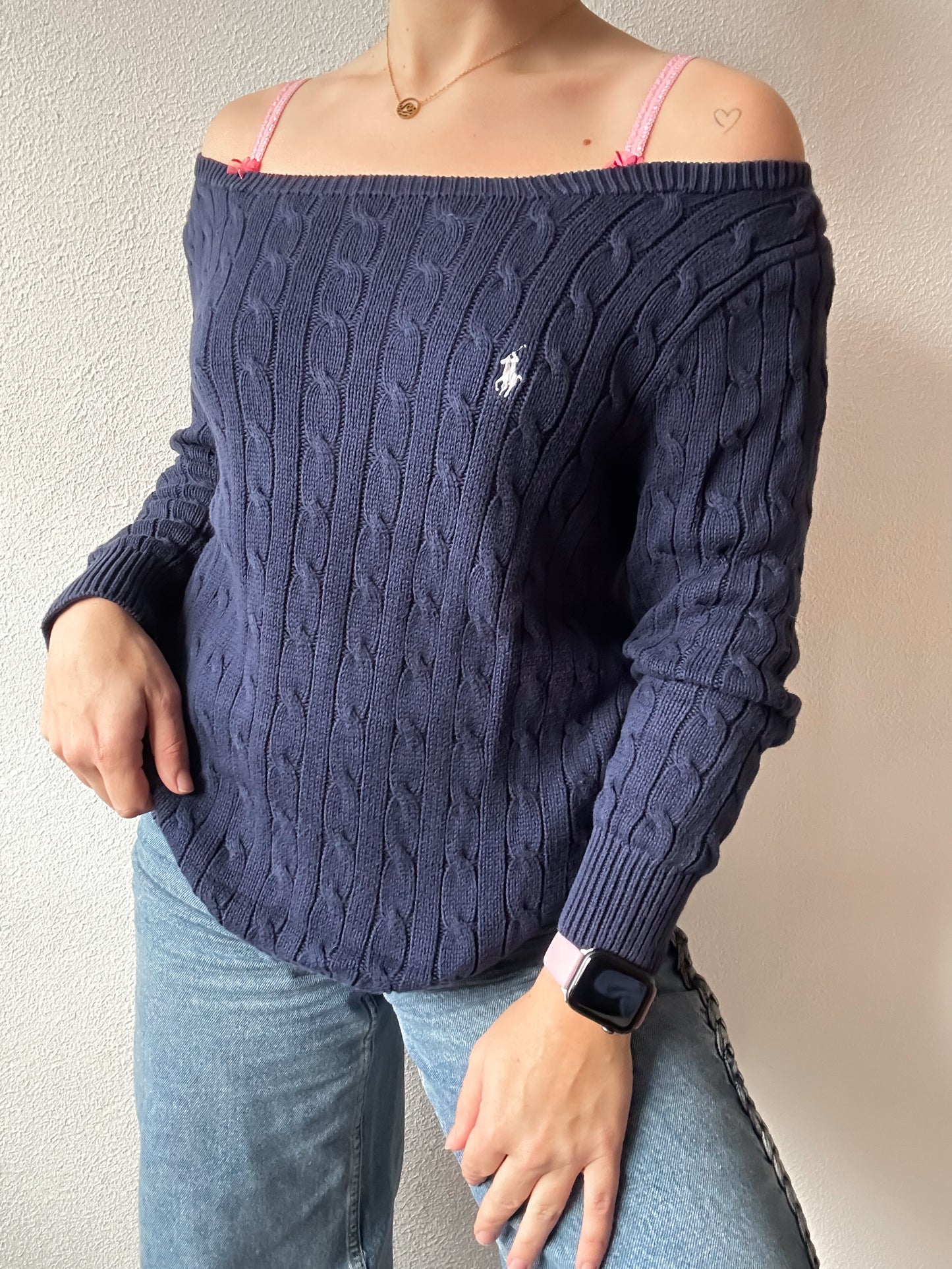 Ralph Lauren cable knit M