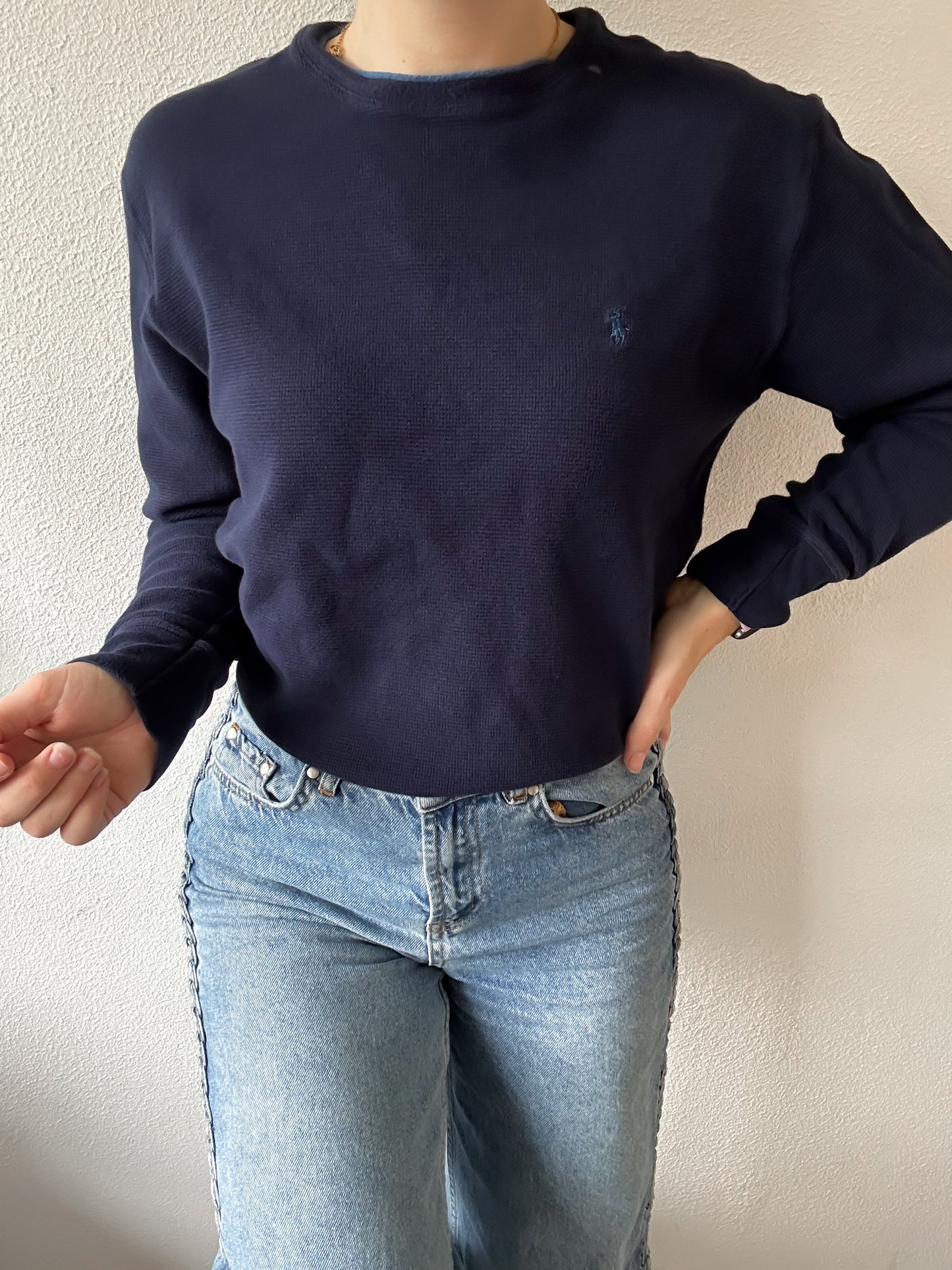 Ralph Lauren waffle knit L
