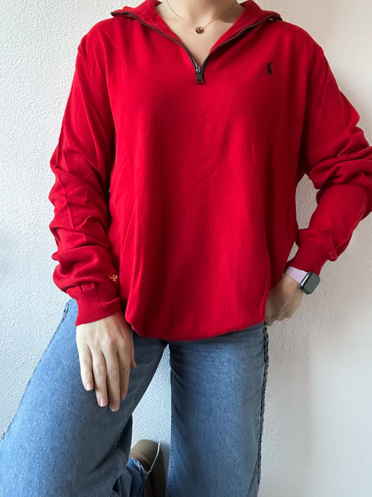 Ralph Lauren zip sweater M
