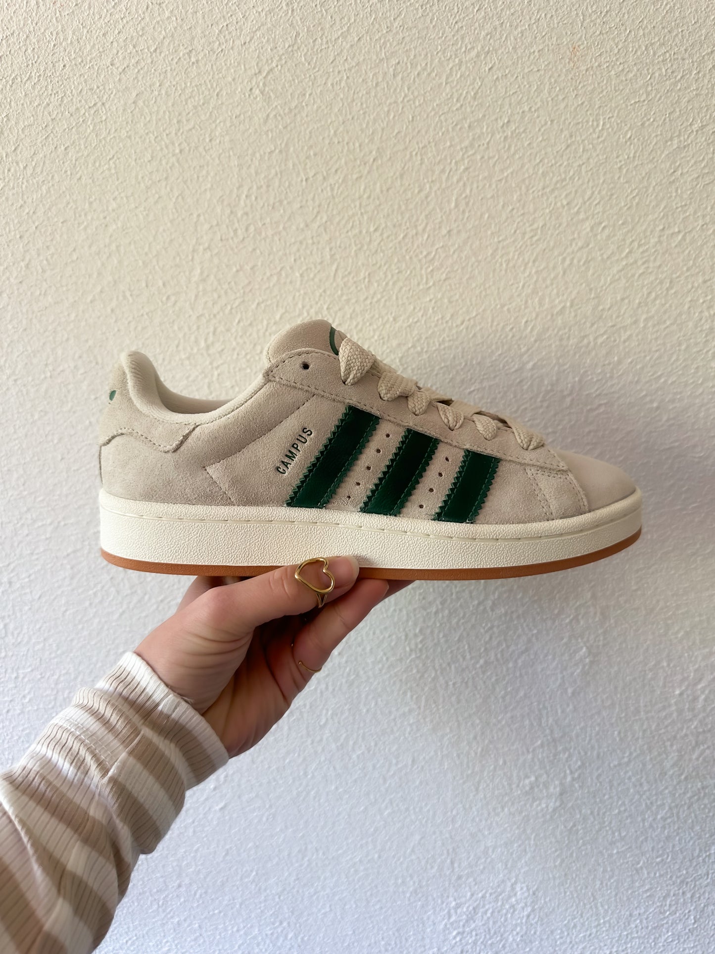 Adidas Campus 00s Off-White Dark Green