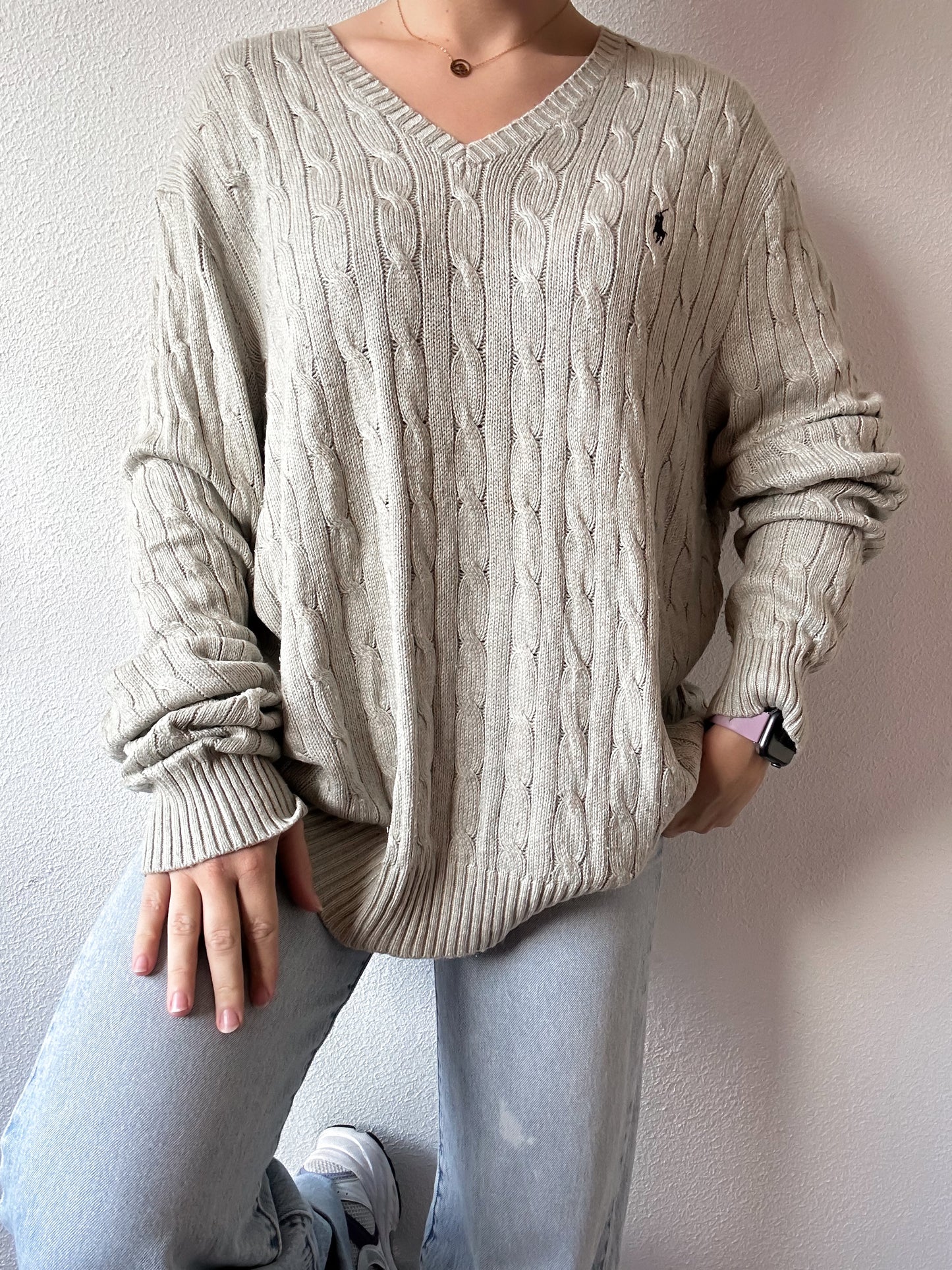 Ralph Lauren cable knit XL