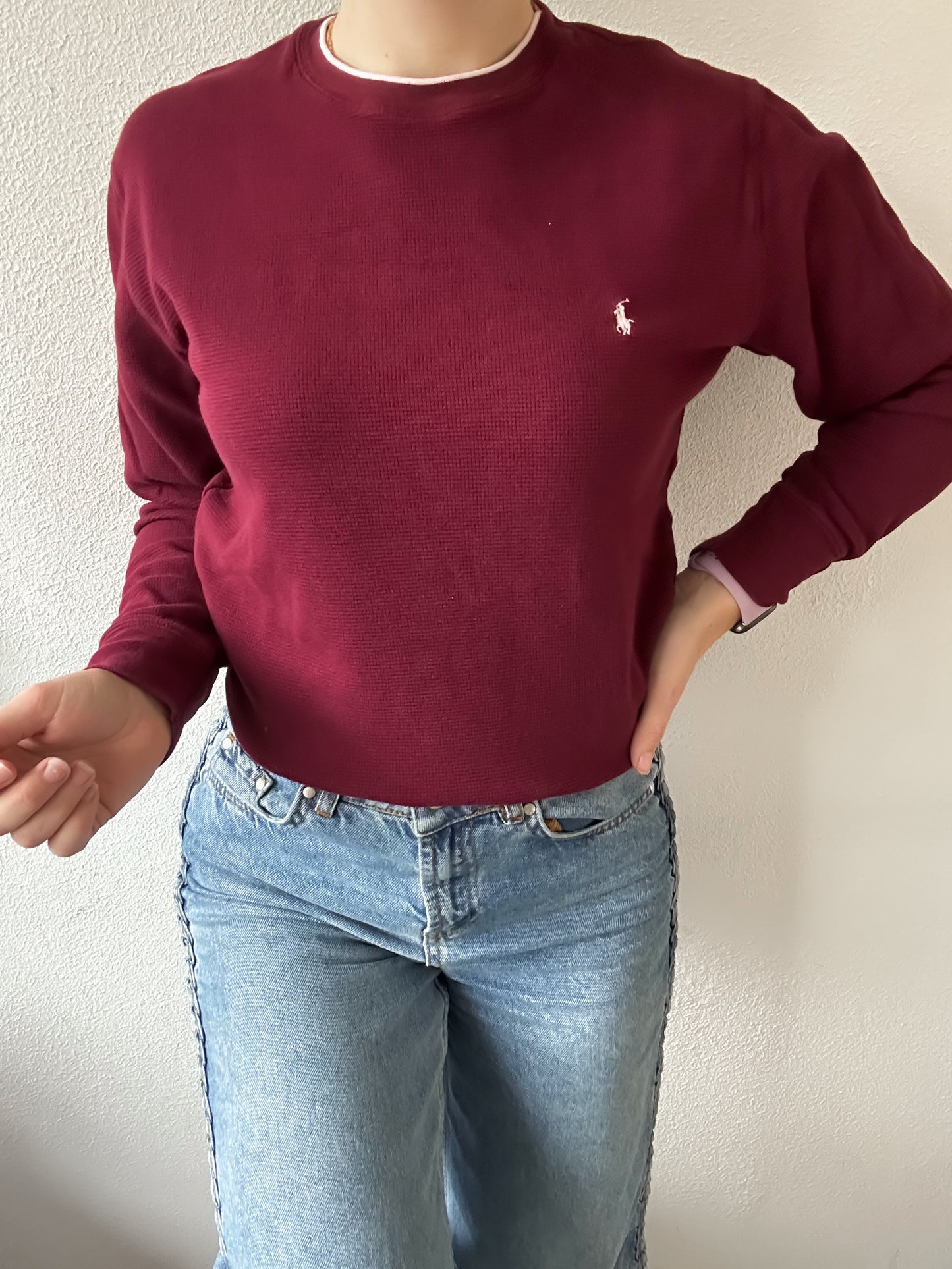 Ralph Lauren waffle knit S